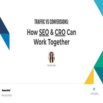 Traffic vs conversions  how seo & cro can work together