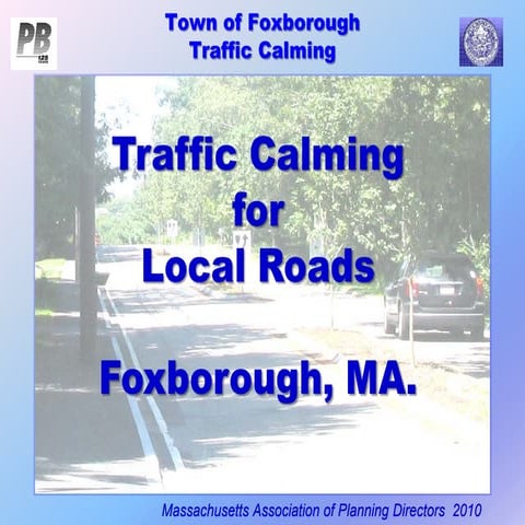 MAPD 2010 - Traffic calming