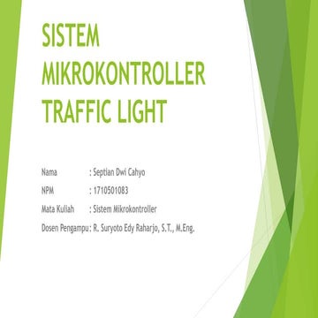 Trafic light program bascom avr | PPTX