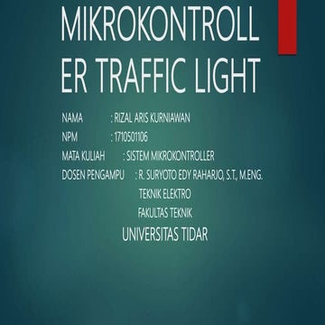 Trafic light program bascom avr