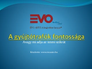 Gyújtástrafó gyakorlati bemutatása