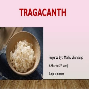 Tragacanth 2