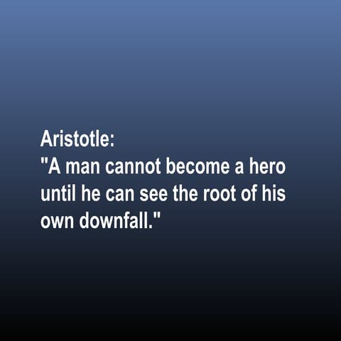 Aristotle's Tragedy