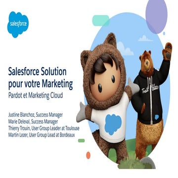 Ameliorez votre Marketing : Introduction aux solutions Marketing Cloud et Pardot