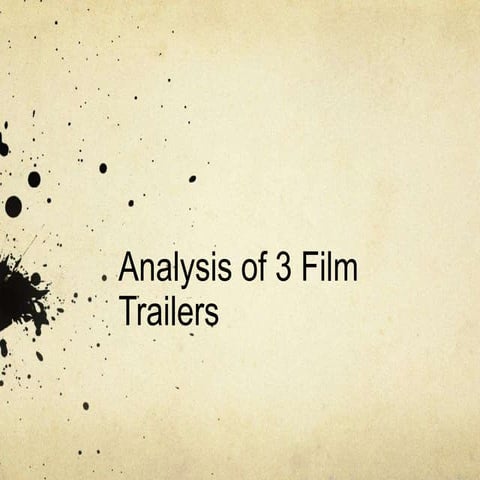 Trailer analysis