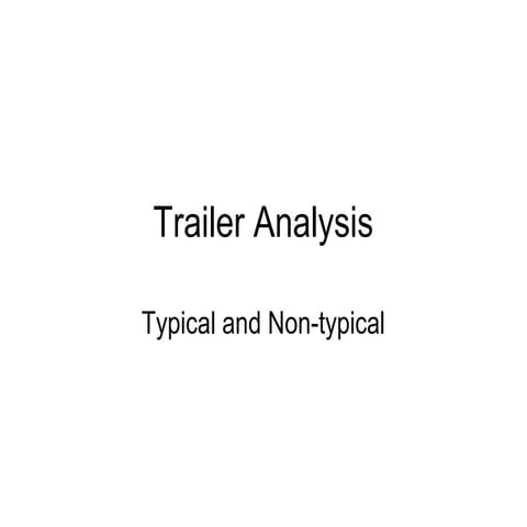 Trailer presentation