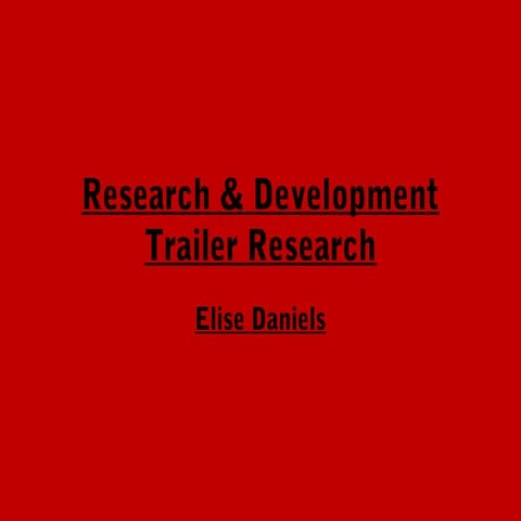 Trailer research 