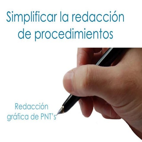 Trailer simplificar redaccion procedimientos