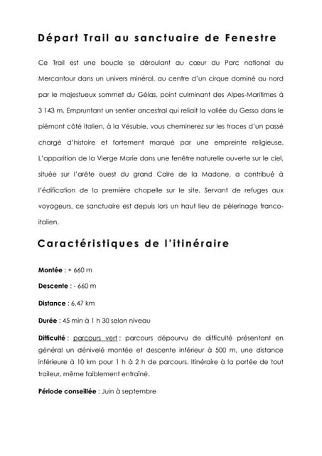 Trail et parcours d'entraînement da...