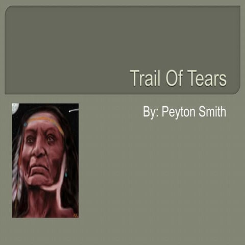 The trail of tears | PPT