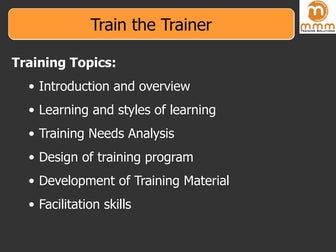 Train The Trainer