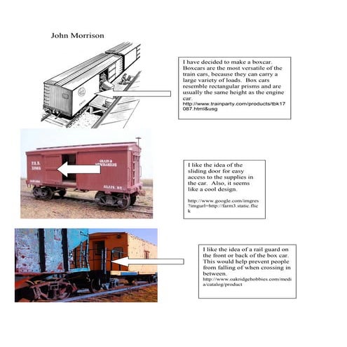 Train Car Research | PDF