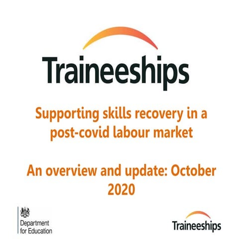 Traineeships 2 October 2020