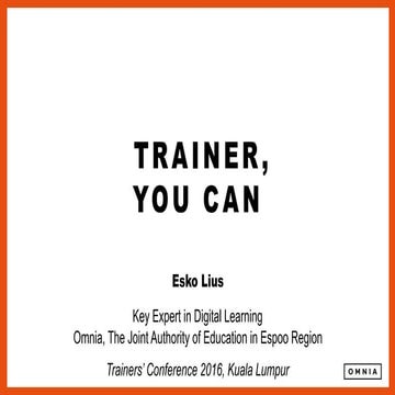 Trainers con 2016 lius