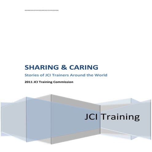 Jci training policy manual eng 2013-01 | PDF