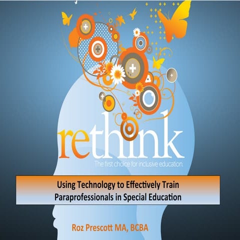 Train Hard, Teach Stronger: Effectively Training Paraprofessionals in Special...