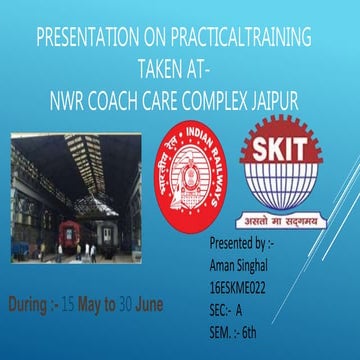 railway workshop Training