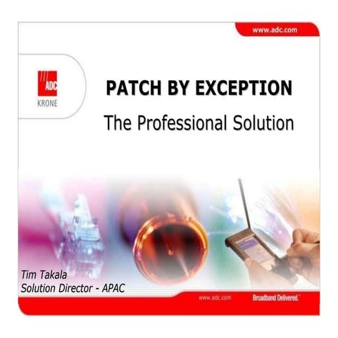 Training - adc krone - patch by exception solution - may 2009 (nx power-lite)