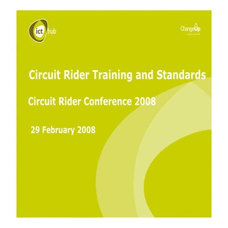 Training And Standards Crconf08 Osten Edits   Final