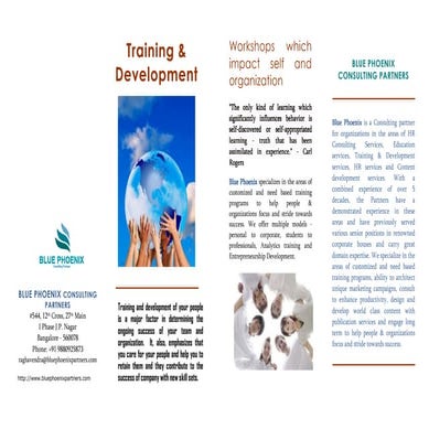 Training brochure