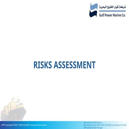 Lecture 02. OSH Risk Assessment | PDF