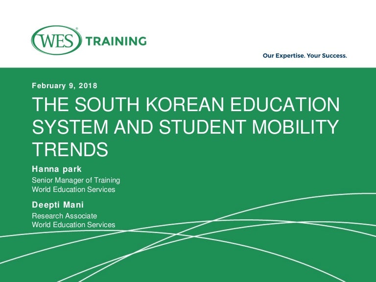 The South Korean Education System and Student Mobility Trends