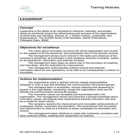 Training   leadership