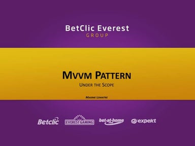Training: MVVM Pattern
