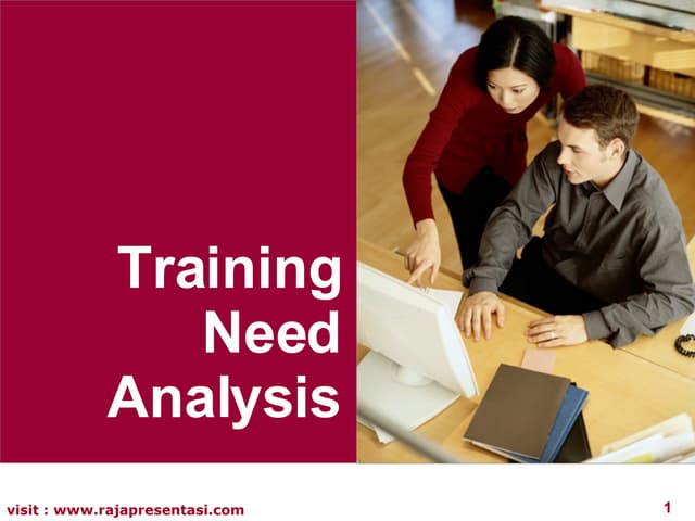 Analisa Kebutuhan Pelatihan