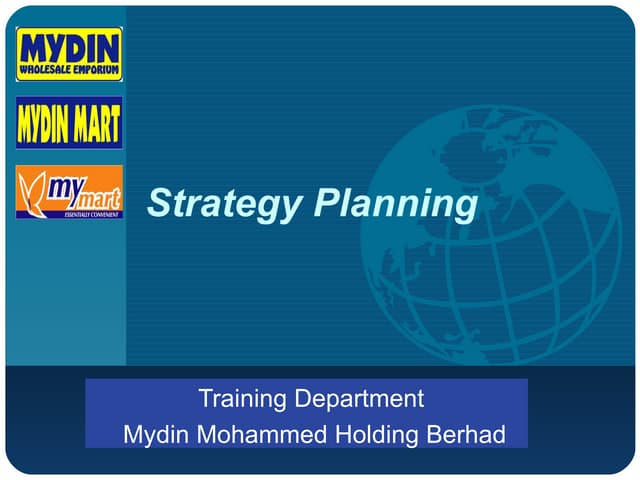 Training strategy
