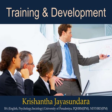 Training and development