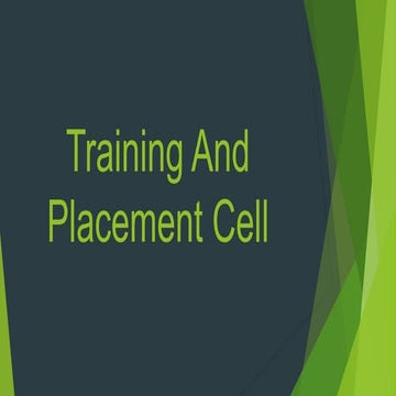 Training and pracement cell