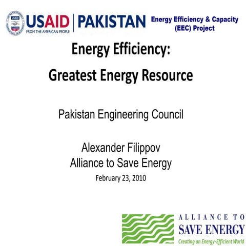Pakistan's Energy Challenges: a Seminar Supported by USAID