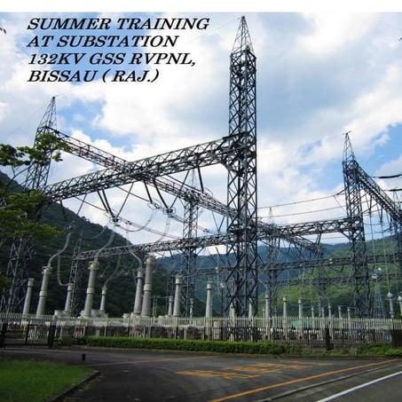 Training at 132 kv substation 