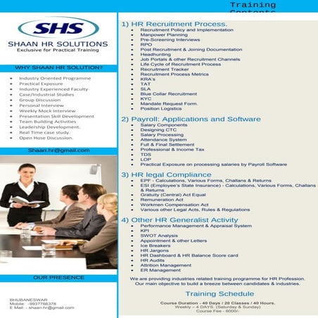 Hr training module | PPT