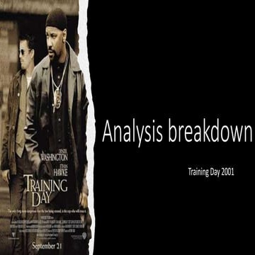 Training day Analysis | PPTX