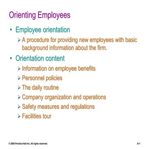 Training & developing employees