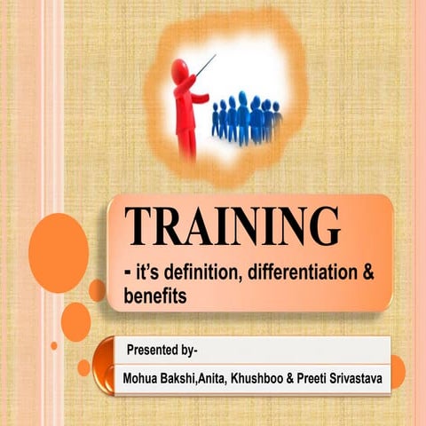 Training & development