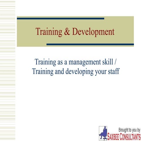 Training & development