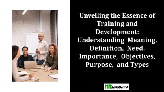 TRAINING AND DEVELOPMENT MEANING visual data 4
