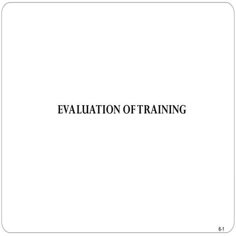 Training Evaluation PPT FROM THE PGDM ..