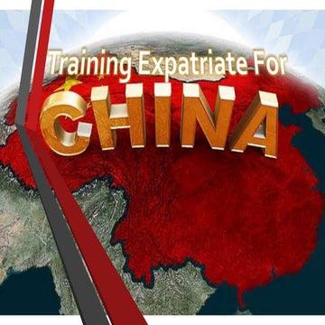 Training expatriate for china