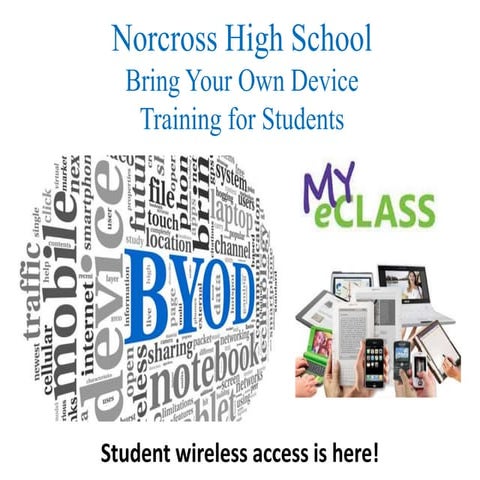 Training for Students: BYOD fall 2014