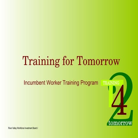 Training For Tomorrow200906