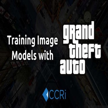 Training Drone Image Models with Grand Theft Auto