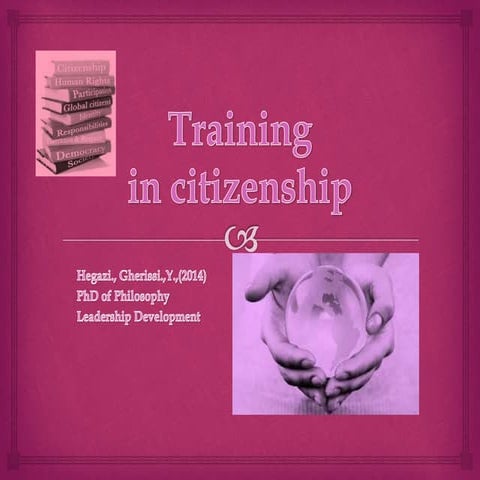 Training in citizenship