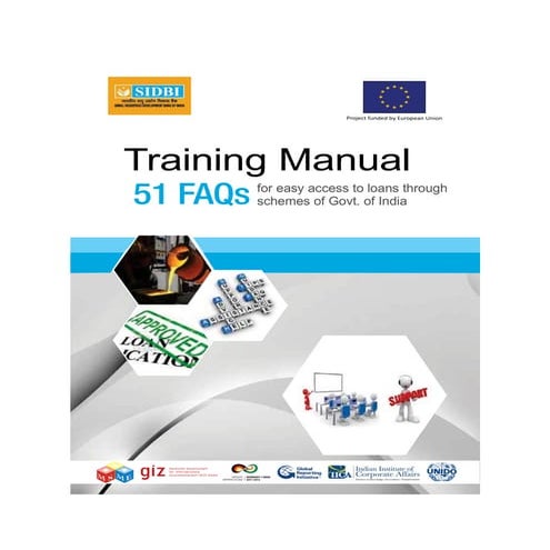 Training Manual 51 FAQs for easy access loans through schemes of Govt