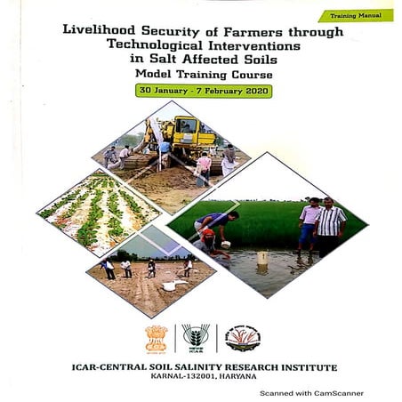 Training Manual_Livelihood Security of Farmers through Technological ...