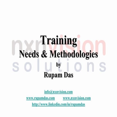 Training Methodologies