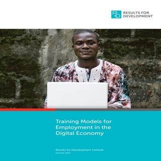 Training Models for Employment in t...